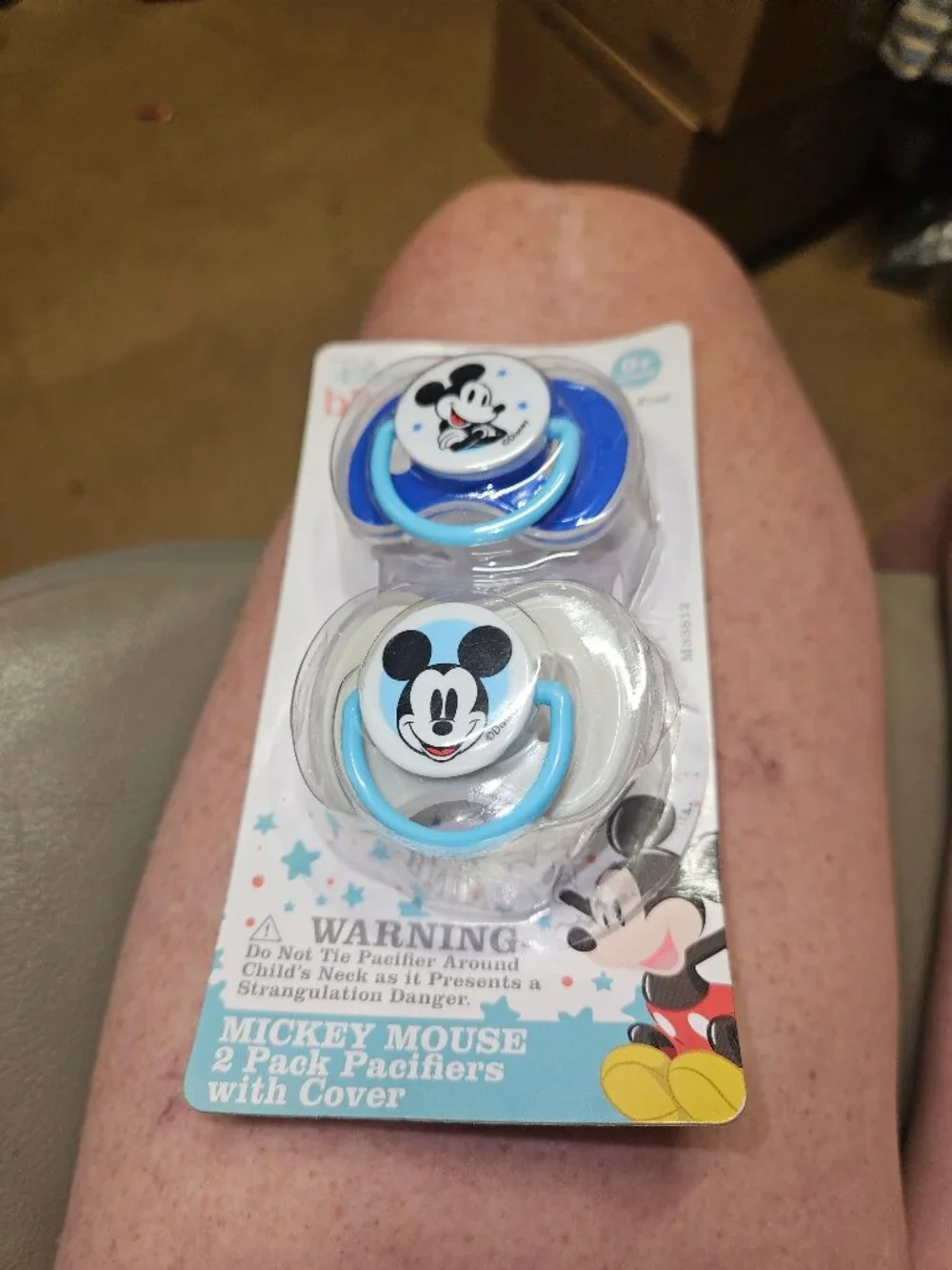 Mickey Mouse 2 Pack Pacifiers with Cover - Bundle Discount Available!